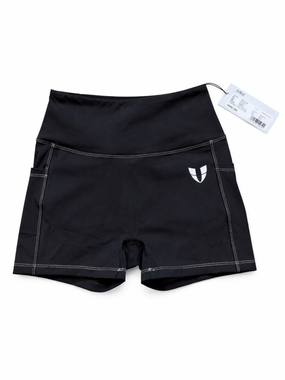 Firmabs  High-Rise Black Shorts